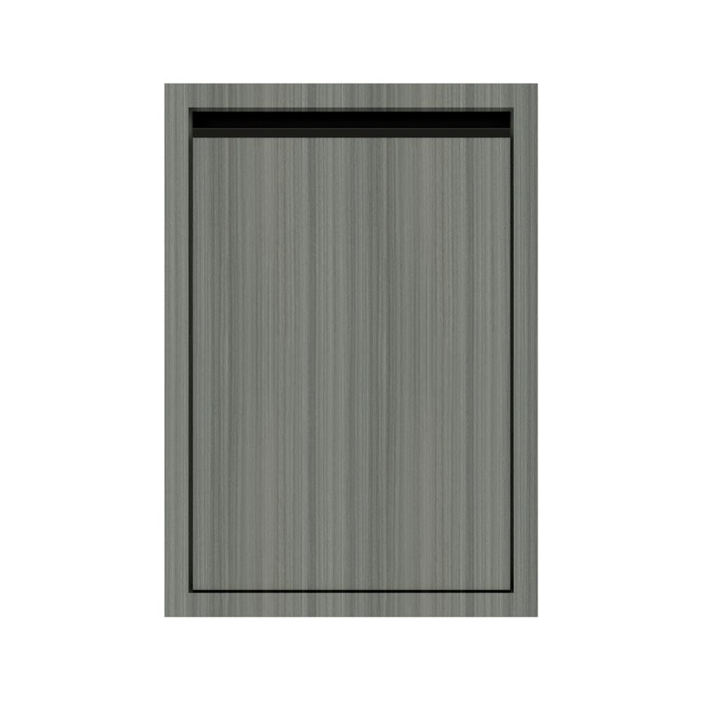 บานซิงค์เดี่ยวเรียบ JUPITER SILKY LIGHT 47x67 ซม. สีเทา