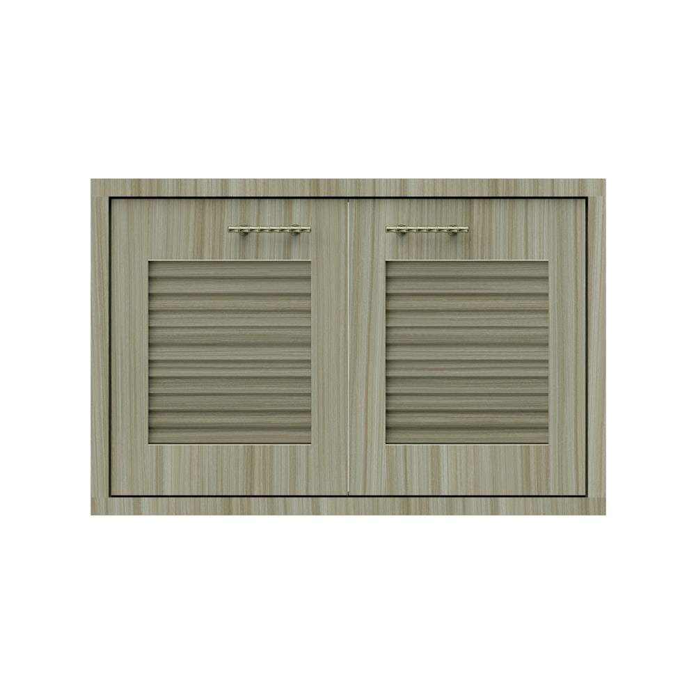 บานใต้เตาเกล็ดเต็ม JUPITER GLORY TEAK 87x57 ซม. สีน้ำตาล
