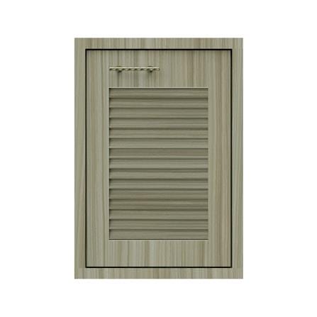 บานซิงค์เดี่ยวเกล็ดเต็ม JUPITER GLORY TEAK 47x67 ซม. สีน้ำตาล