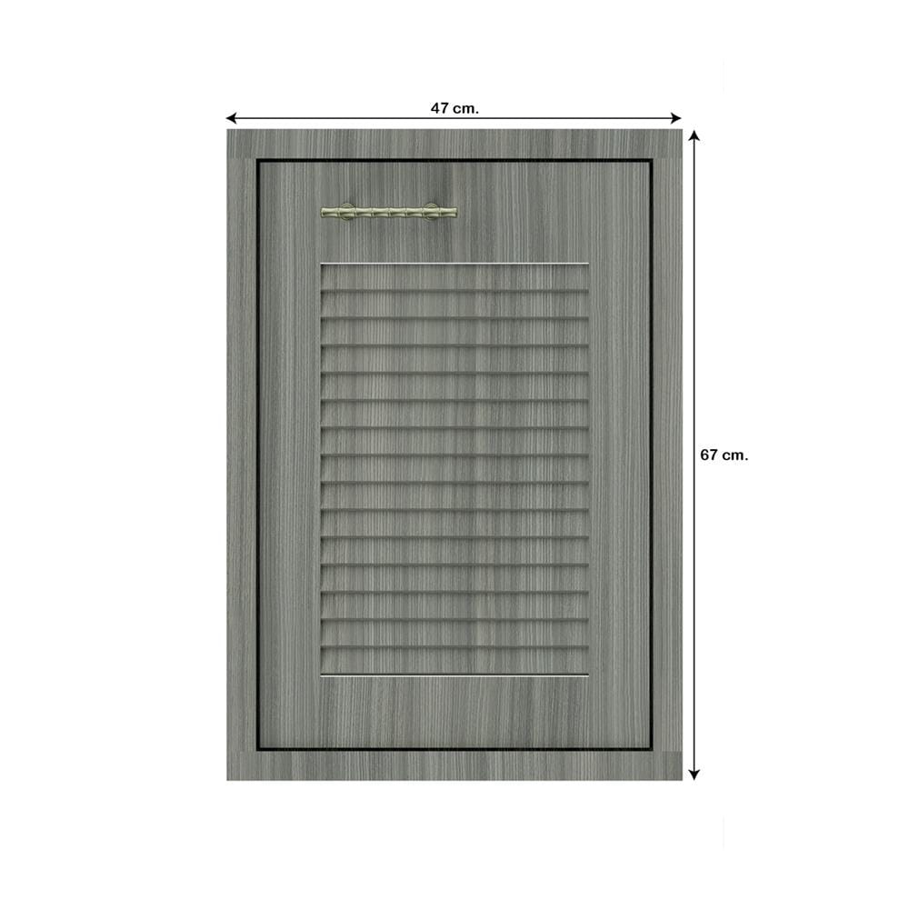 บานซิงค์เดี่ยวเกล็ดเต็ม JUPITER GLORY LIGHT 47x67 ซม. สีเทา