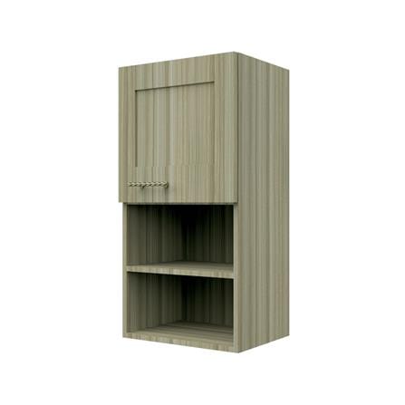 ตู้แขวนเดี่ยวบานเรียบพร้อมชั้น JUPITER GLORY TEAK 40x80 ซม. สีน้ำตาล