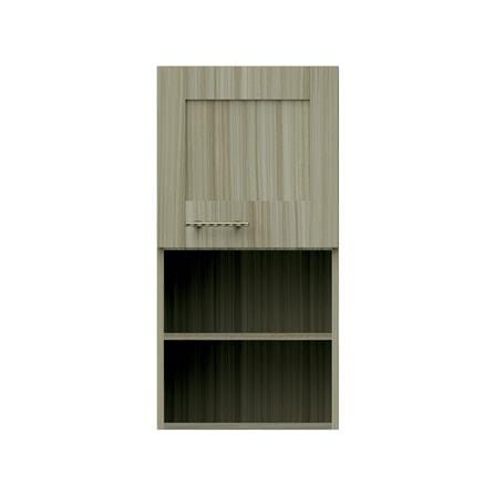 ตู้แขวนเดี่ยวบานเรียบพร้อมชั้น JUPITER GLORY TEAK 40x80 ซม. สีน้ำตาล_1