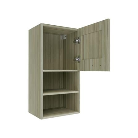 ตู้แขวนเดี่ยวบานเรียบพร้อมชั้น JUPITER GLORY TEAK 40x80 ซม. สีน้ำตาล_2