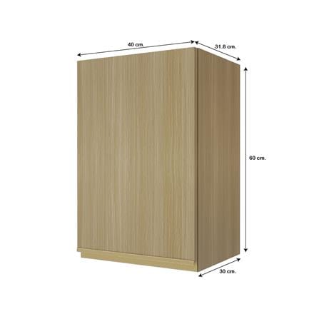 ตู้แขวนเดี่ยว JUPITER SILKY WOODS 40x60 ซม. สีน้ำตาล_4