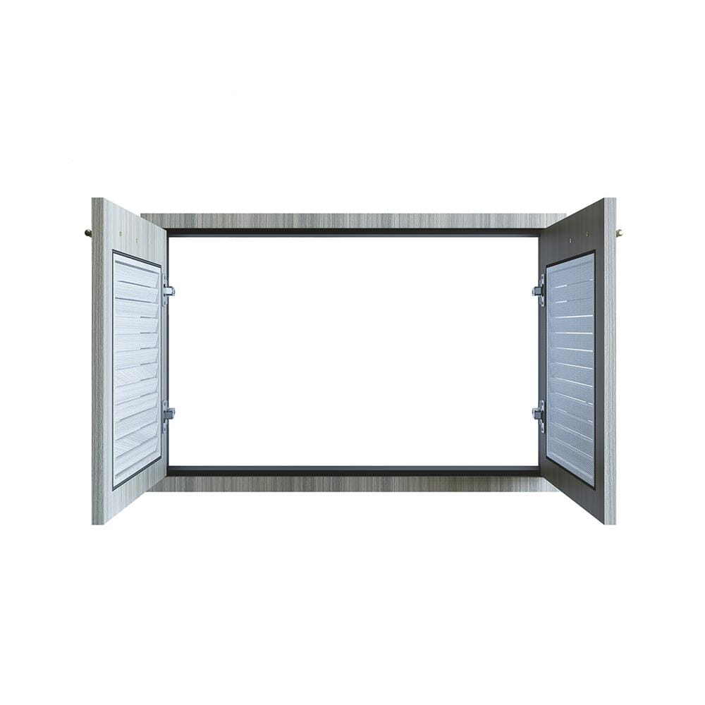 บานใต้เตาเกล็ดเต็ม JUPITER GLORY LIGHT 87x57 ซม. สีเทา