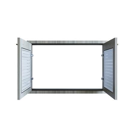 บานใต้เตาเกล็ดเต็ม JUPITER GLORY LIGHT 87x57 ซม. สีเทา_1