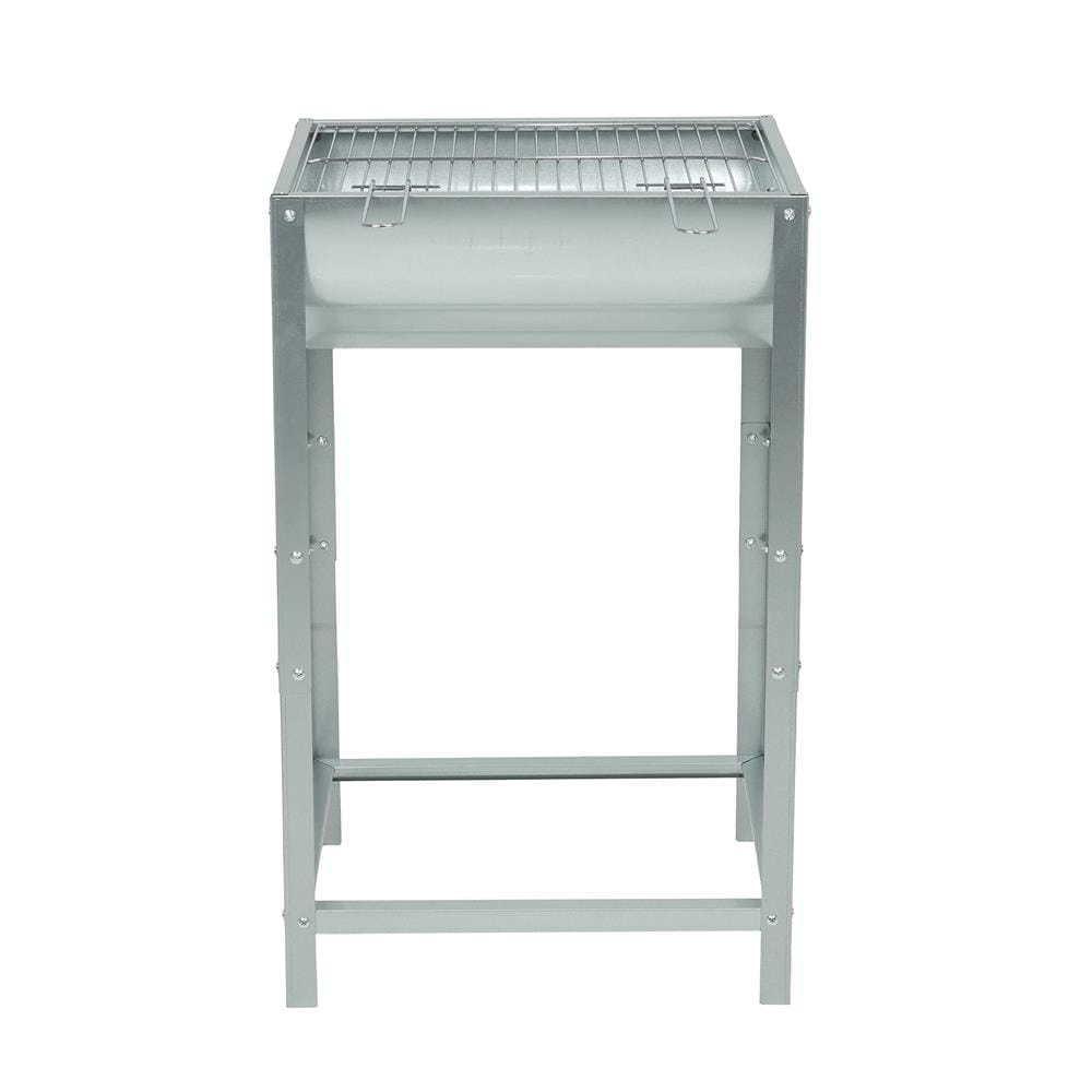 เตาถ่านบาร์บีคิว SPRING GALVANIZED 40 ลิตร สีเงิน