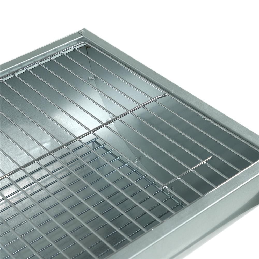 เตาถ่านบาร์บีคิว SPRING GALVANIZED 40 ลิตร สีเงิน