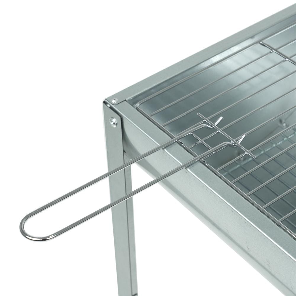 เตาถ่านบาร์บีคิว SPRING GALVANIZED 40 ลิตร สีเงิน