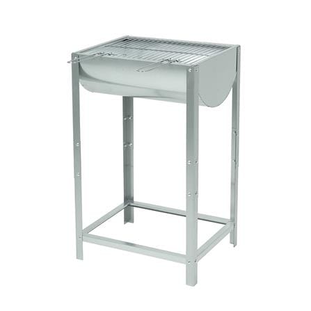 เตาถ่านบาร์บีคิว SPRING GALVANIZED 40 ลิตร สีเงิน_0