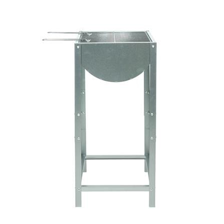 เตาถ่านบาร์บีคิว SPRING GALVANIZED 40 ลิตร สีเงิน_2