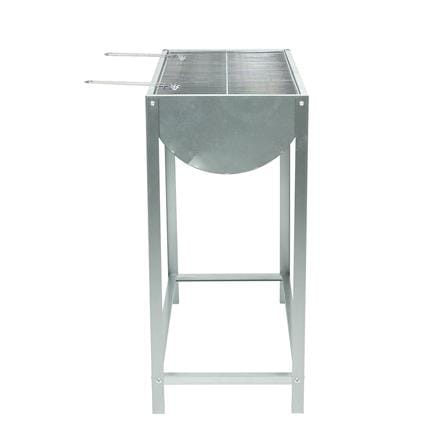 เตาถ่านบาร์บีคิว SPRING GALVANIZED 100 ลิตร สีเงิน_2