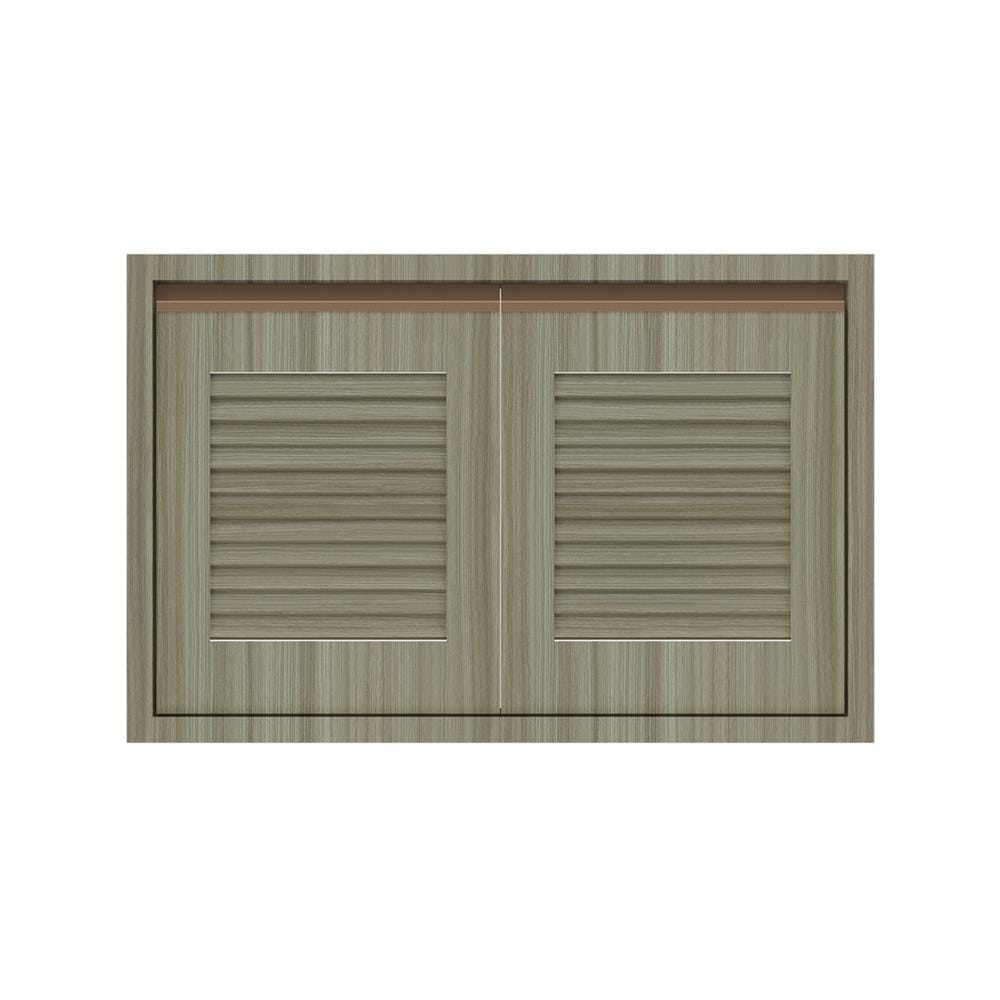 บานใต้เตาเกล็ดเต็ม JUPITER SILKY TEAK 87x57 ซม. สีน้ำตาล