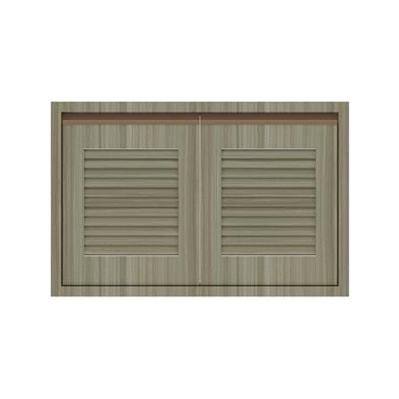 บานใต้เตาเกล็ดเต็ม JUPITER SILKY TEAK 87x57 ซม. สีน้ำตาล