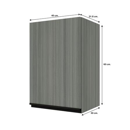 ตู้แขวนเดี่ยว JUPITER SILKY LIGHT 40x60 ซม. สีเทา_4