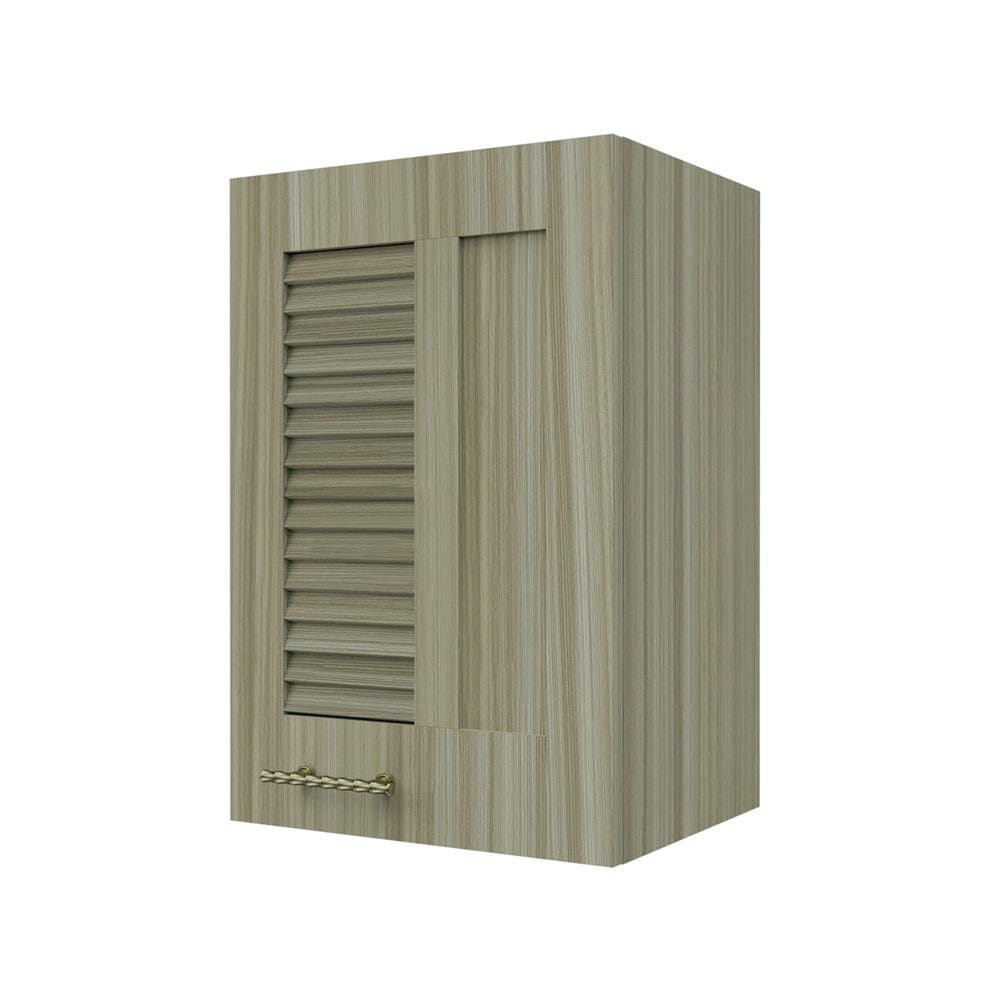 ตู้แขวนเดี่ยวเกล็ดผสม JUPITER GLORY TEAK 40x60 ซม. สีน้ำตาล