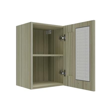 ตู้แขวนเดี่ยวเกล็ดผสม JUPITER GLORY TEAK 40x60 ซม. สีน้ำตาล_2