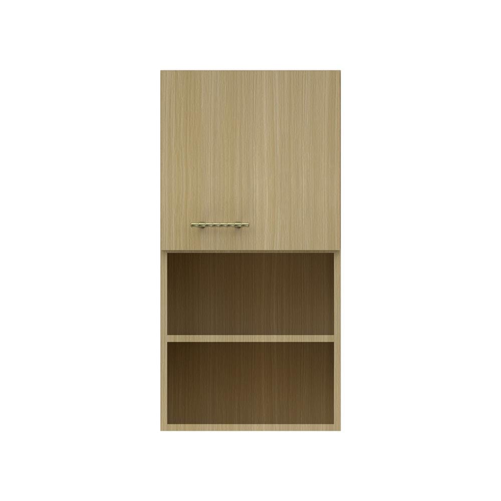 ตู้แขวนเดี่ยวบานทึบพร้อมชั้น JUPITER MINERVA 40x80 ซม. สีน้ำตาล