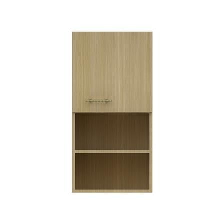 ตู้แขวนเดี่ยวบานทึบพร้อมชั้น JUPITER MINERVA 40x80 ซม. สีน้ำตาล_1