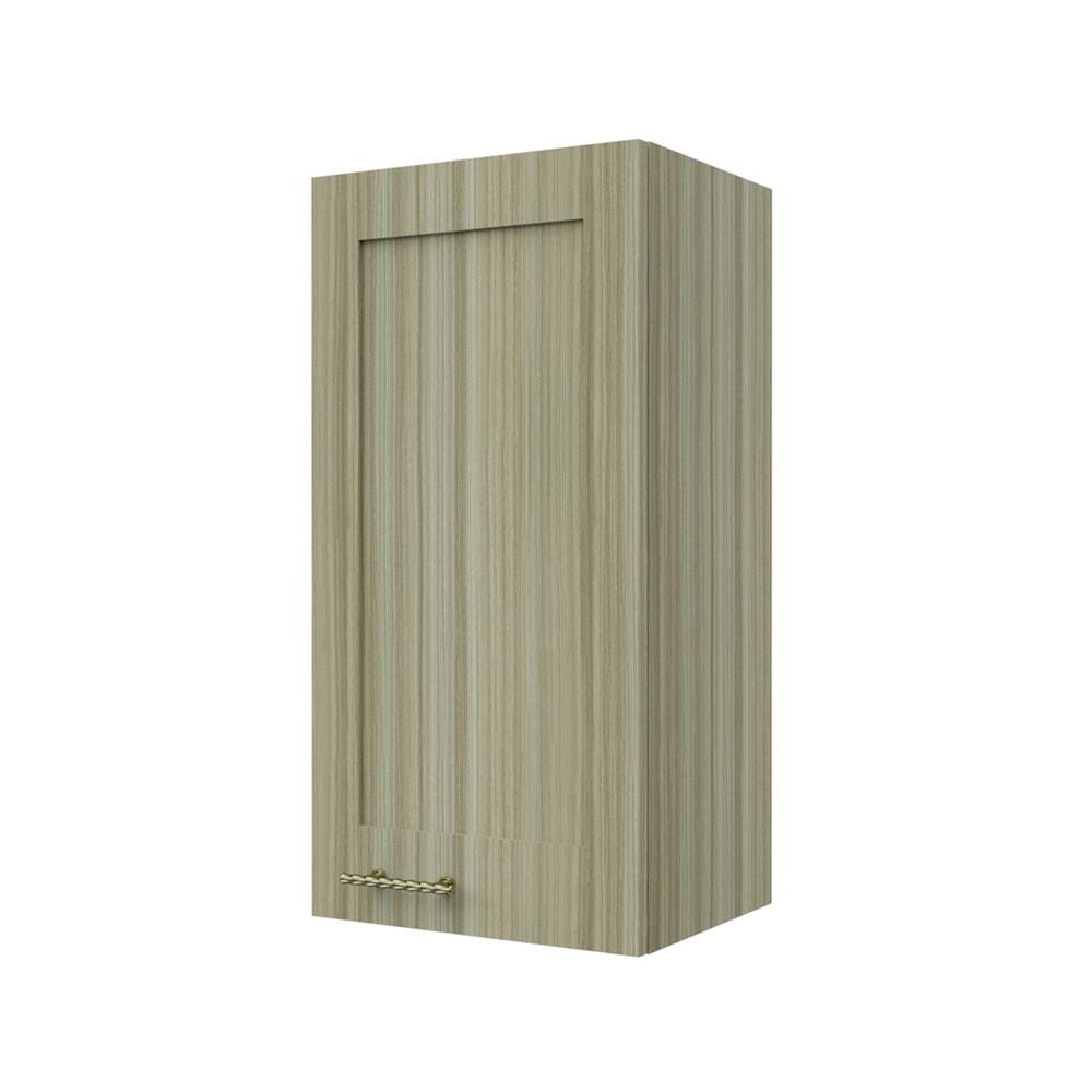 ตู้แขวนเดี่ยวบานเรียบ JUPITER GLORY TEAK 40x80 ซม. สีน้ำตาล