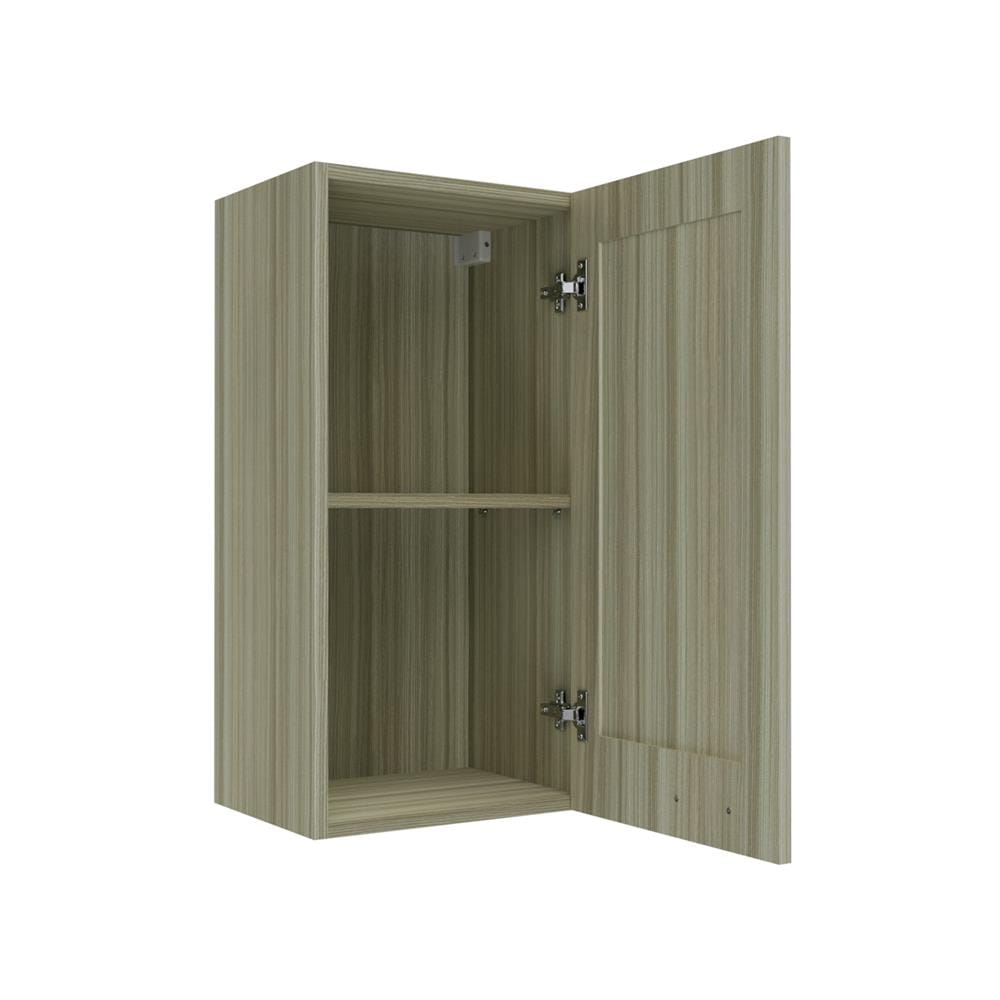 ตู้แขวนเดี่ยวบานเรียบ JUPITER GLORY TEAK 40x80 ซม. สีน้ำตาล
