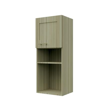 ตู้แขวนเดี่ยวบานเรียบพร้อมชั้น JUPITER GLORY TEAK 40x100 ซม. สีน้ำตาล