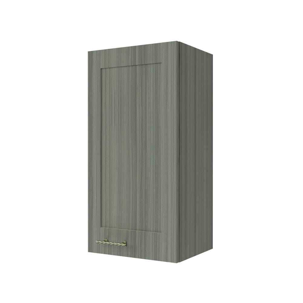 ตู้แขวนเดี่ยวบานเรียบ JUPITER GLORY LIGHT 40x80 ซม. สีเทา