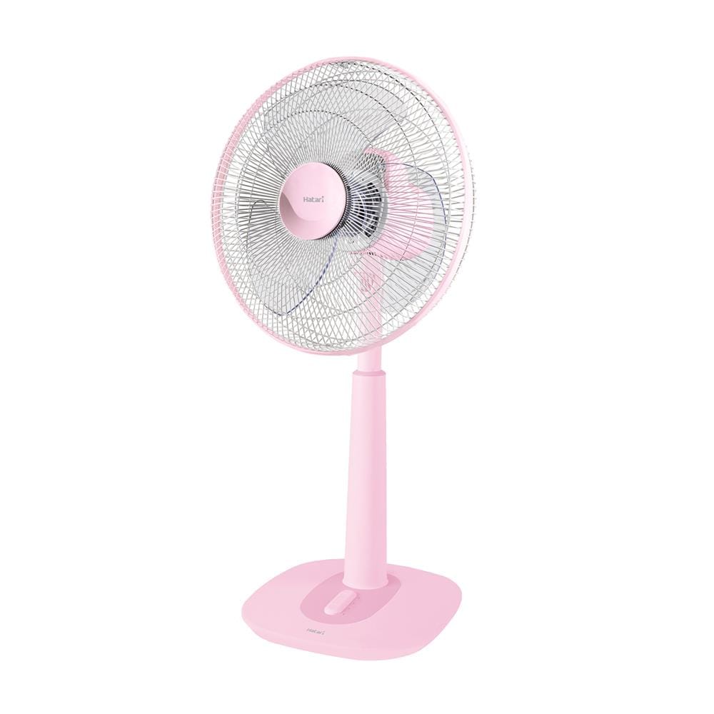 พัดลมสไลด์ 14 นิ้ว HATARI S14M1 สีชมพู