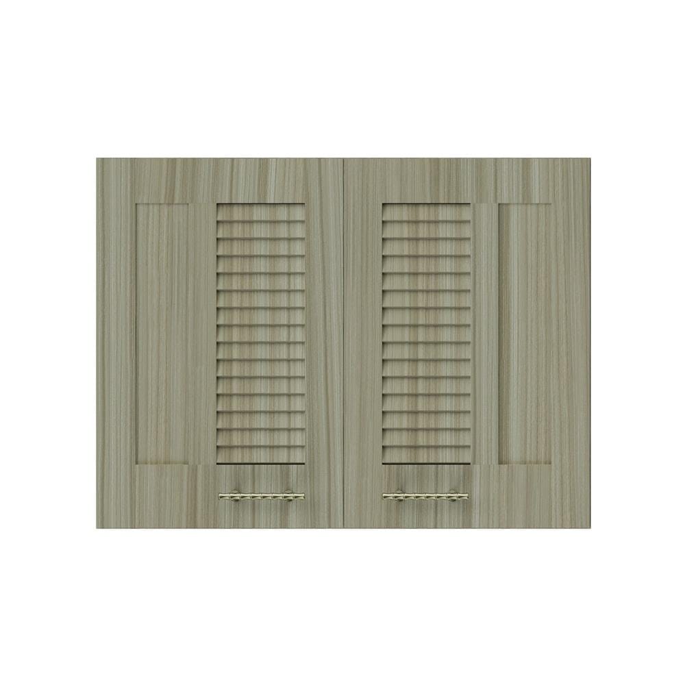 ตู้แขวนคู่เกล็ดผสม JUPITER GLORY TEAK 80x60 ซม. สีน้ำตาล