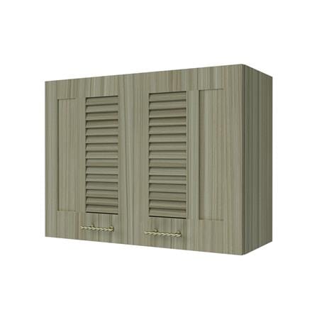 ตู้แขวนคู่เกล็ดผสม JUPITER GLORY TEAK 80x60 ซม. สีน้ำตาล