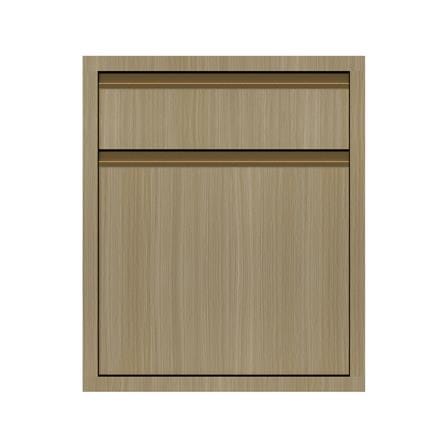 ตู้ลิ้นชัก 2 ชั้น JUPITER SILKY WOODS 57x67 ซม. สีน้ำตาล_1