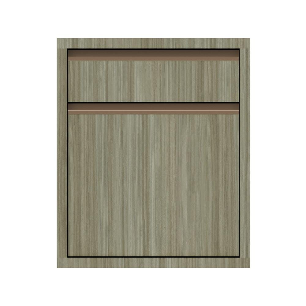 ตู้ลิ้นชัก 2 ชั้น JUPITER SILKY TEAK 57x67 ซม. สีน้ำตาล