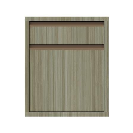ตู้ลิ้นชัก 2 ชั้น JUPITER SILKY TEAK 57x67 ซม. สีน้ำตาล_1
