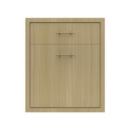 ตู้ลิ้นชัก 2 ชั้น JUPITER MINERVA 57x67 ซม. สีน้ำตาล_1