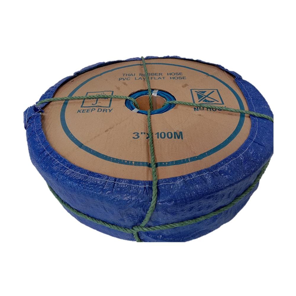สายส่งน้ำ PVC GARTENE 3 นิ้ว 100 ม. สีน้ำเงิน