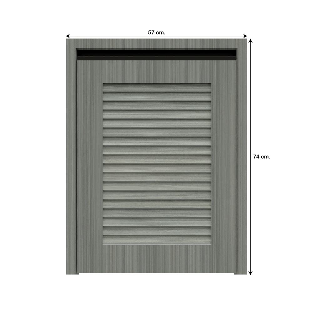 บานถังแก๊สเกล็ด JUPITER 57x74 ซม. สี SILKY LIGHT