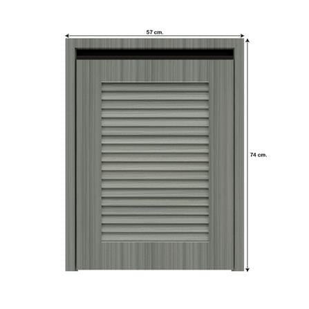 บานถังแก๊สเกล็ด JUPITER 57x74 ซม. สี SILKY LIGHT_3