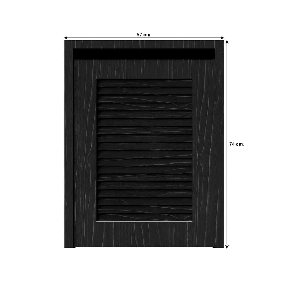 บานถังแก๊สเกล็ดเต็ม JUPITER 57x74 ซม. สี SILKY OAK