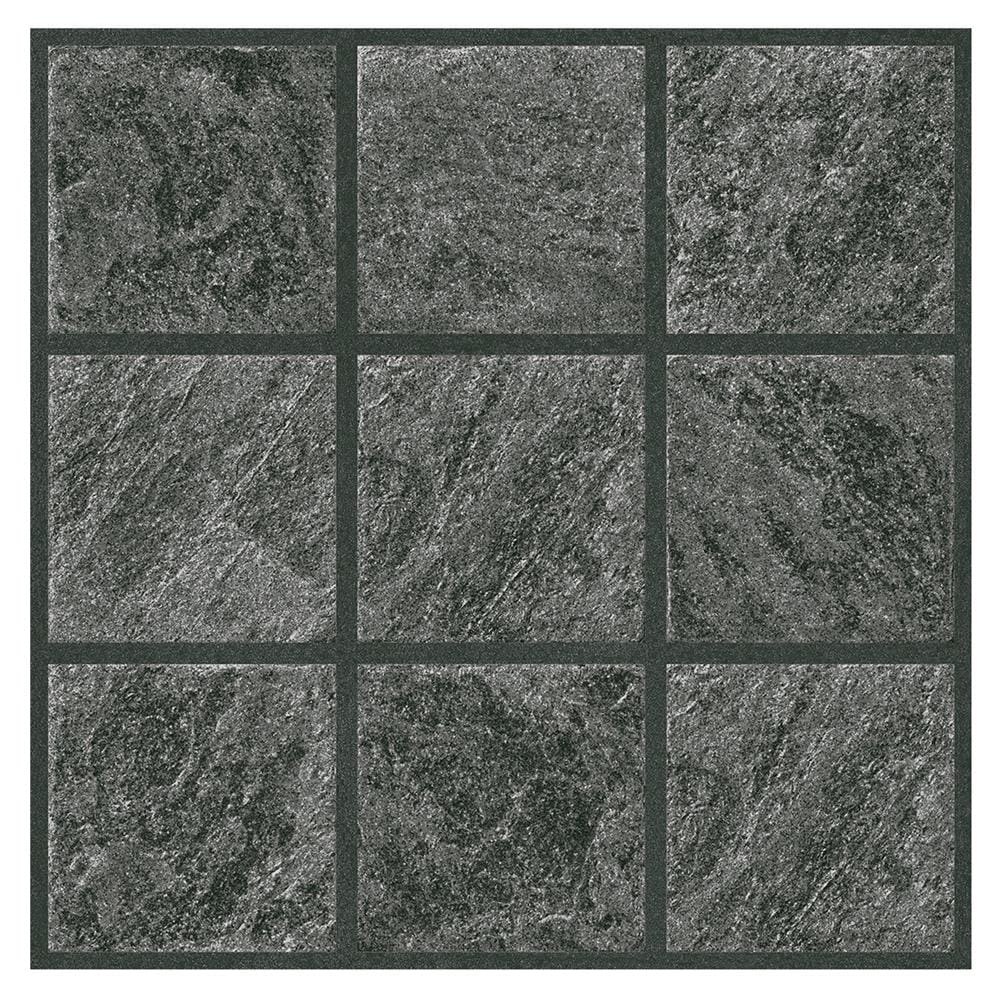 กระเบื้องพื้นพอร์ซเลน  40x40 ซม. TARA อาร์ทูร่า เทาเข้ม A 0.96 ตร.ม.