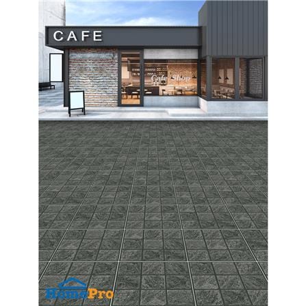 กระเบื้องพื้นพอร์ซเลน  40x40 ซม. TARA อาร์ทูร่า เทาเข้ม A 0.96 ตร.ม._3