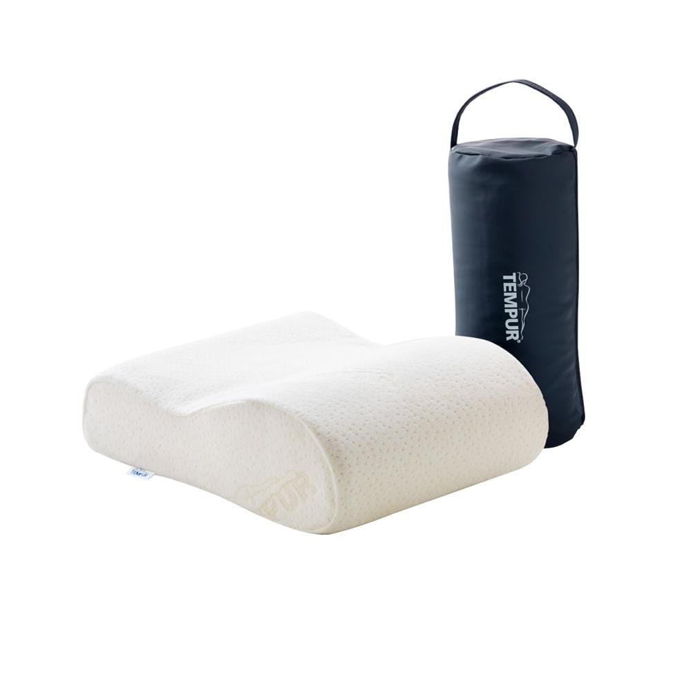 หมอนสุขภาพ เมมโมรี่โฟม TEMPUR ORIGINAL TRAVEL PILLOW 25x31x10 ซม. สีขาว