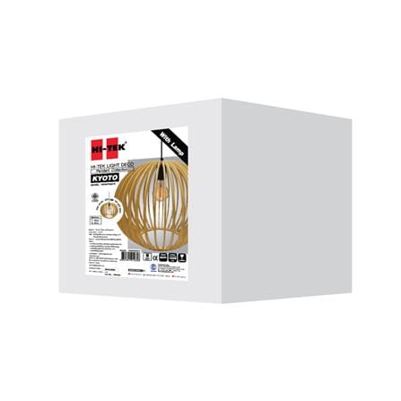 ไฟช่อ HI-TEK HFDKT00001 สีน้ำตาล 1 หัว_3
