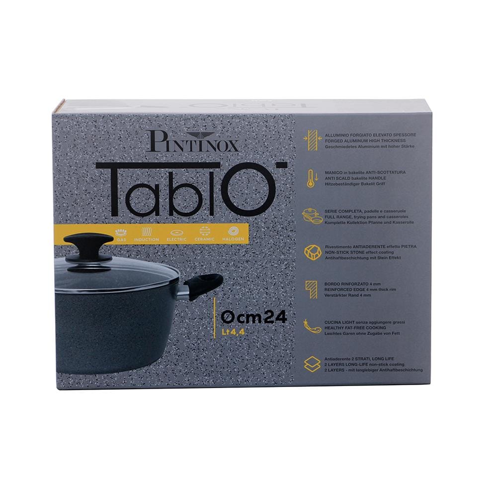 หม้อ 24 ซม. พร้อมฝาแก้ว PINTINOX TABLO