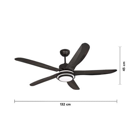 พัดลมโคมไฟ LED CARINI CN552-BK 52 นิ้ว 15 วัตต์ DAYLIGHT/COOLWHITE/WARMWHITE_3