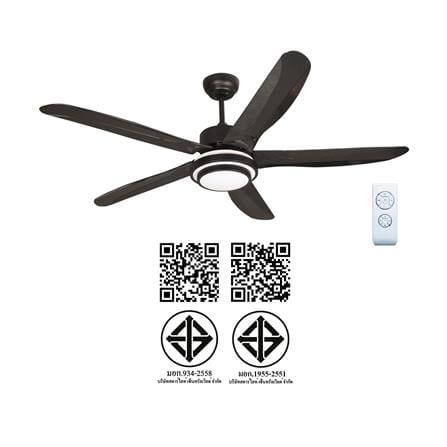 พัดลมโคมไฟ LED CARINI CN552-BK 52 นิ้ว 15 วัตต์ DAYLIGHT/COOLWHITE/WARMWHITE_4