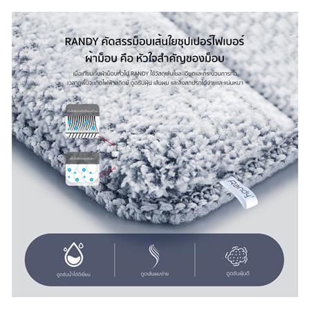 ผ้าม็อบไมโครไฟเบอร์ RANDY S3 19 นิ้ว_2