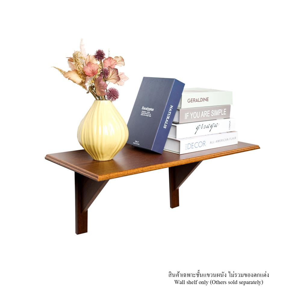 ชั้นแขวนผนัง FASTTECT WS3060+LS2240-OAK 60 ซม. สีโอ๊ค