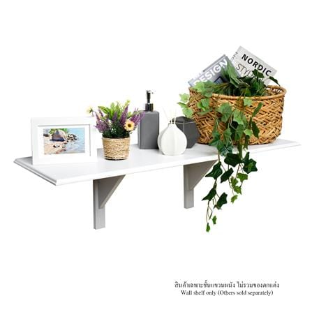 ชั้นแขวนผนัง FASTTECT WS3090+LS2240-WHITE 90 ซม. สีขาว