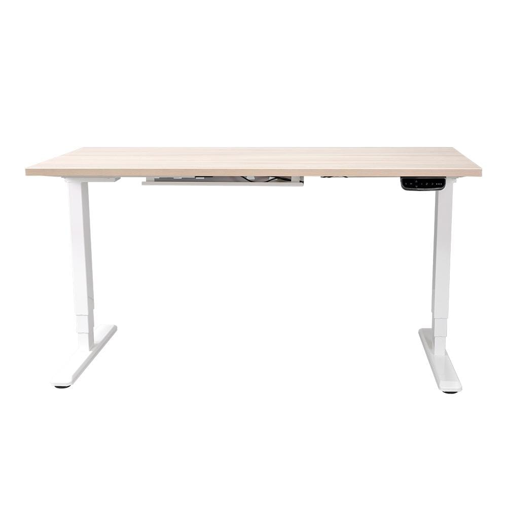 โต๊ะปรับระดับไฟฟ้า WORKSCAPE WDH-00010 150 ซม. สีลาเต้/ขาว