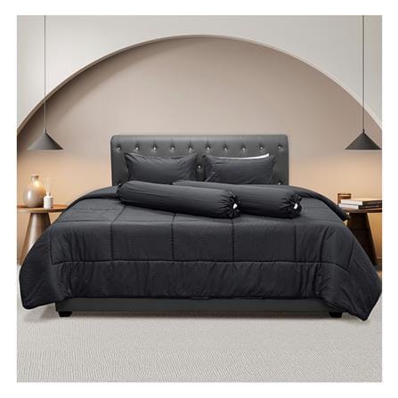 ชุดผ้าปูที่นอน 6 ฟุต 6 ชิ้น PICASSO CLASSIC STYLE สี FIRA DARKGREY_0